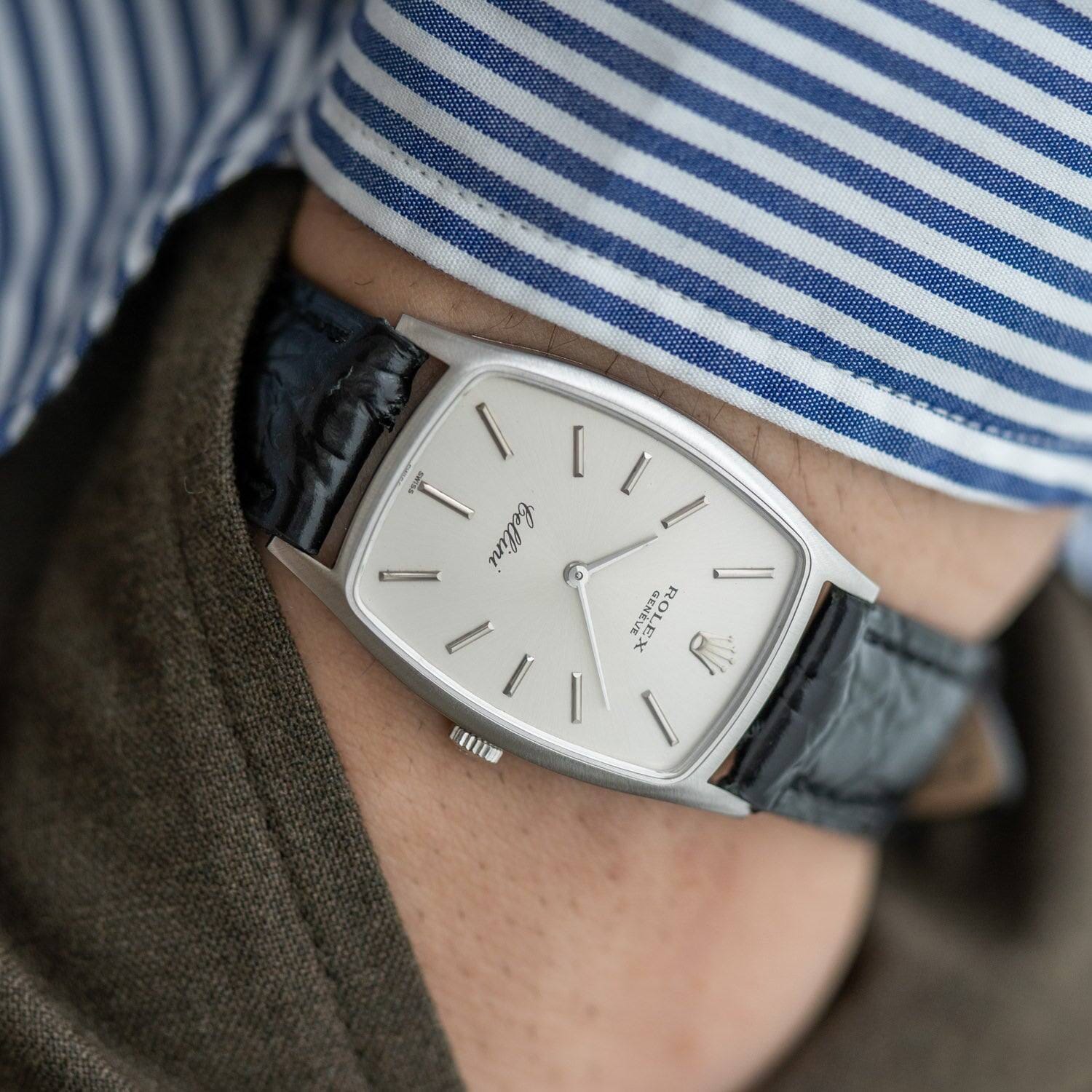 ROLEX Cellini 3807 WG Silver Dial - Arbitro