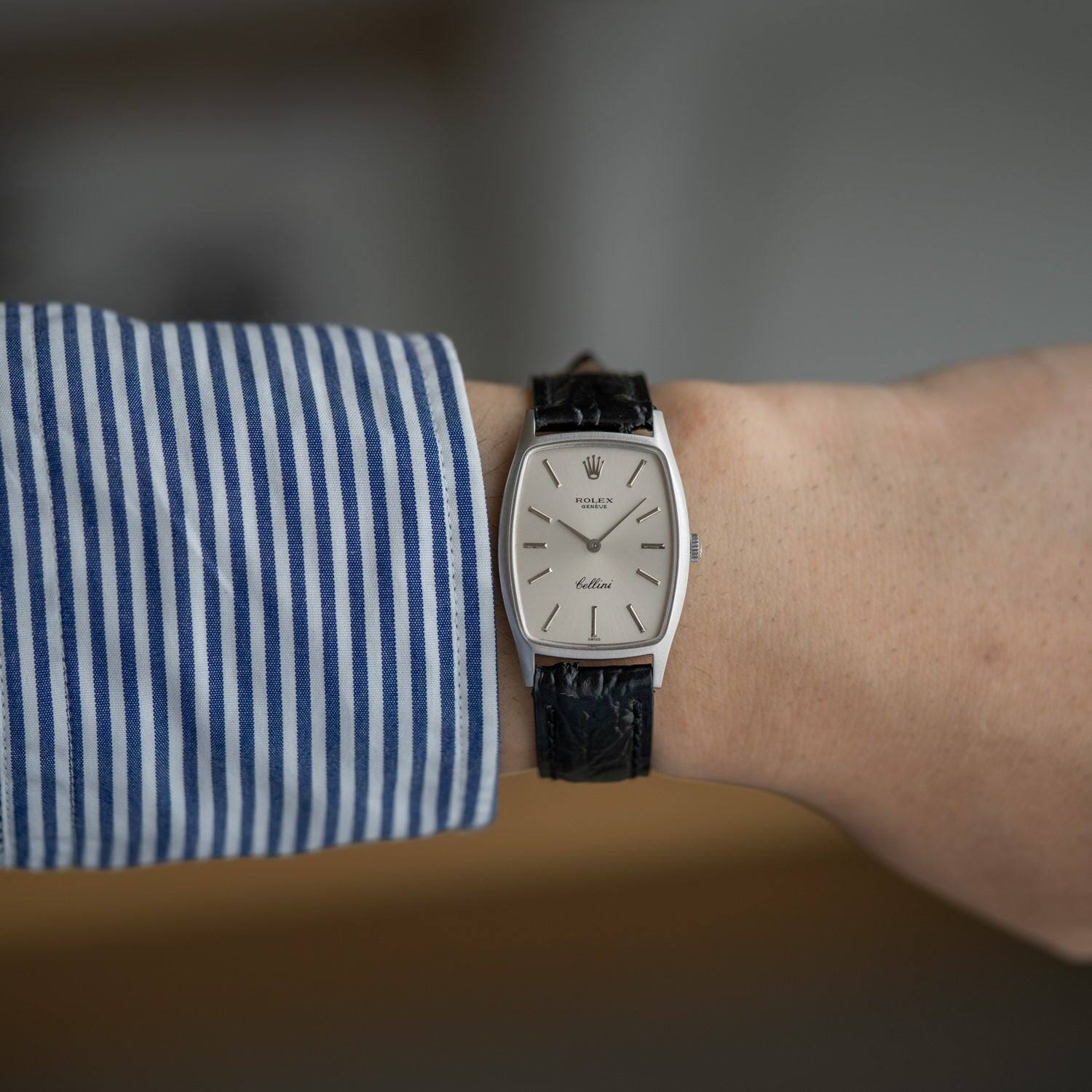 ROLEX Cellini 3807 WG Silver Dial - Arbitro