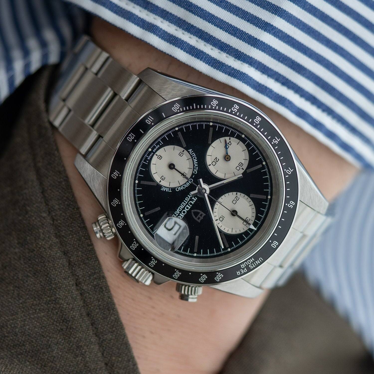 TUDOR Prince Oysterdate Chronograph 79260 Box and Paper - Arbitro
