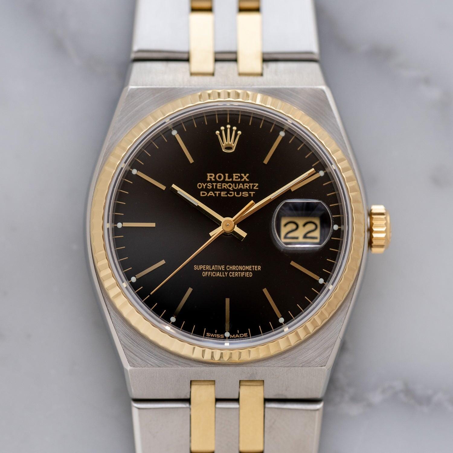 ROLEX OysterQuartz Datejust 17013 Black - Arbitro