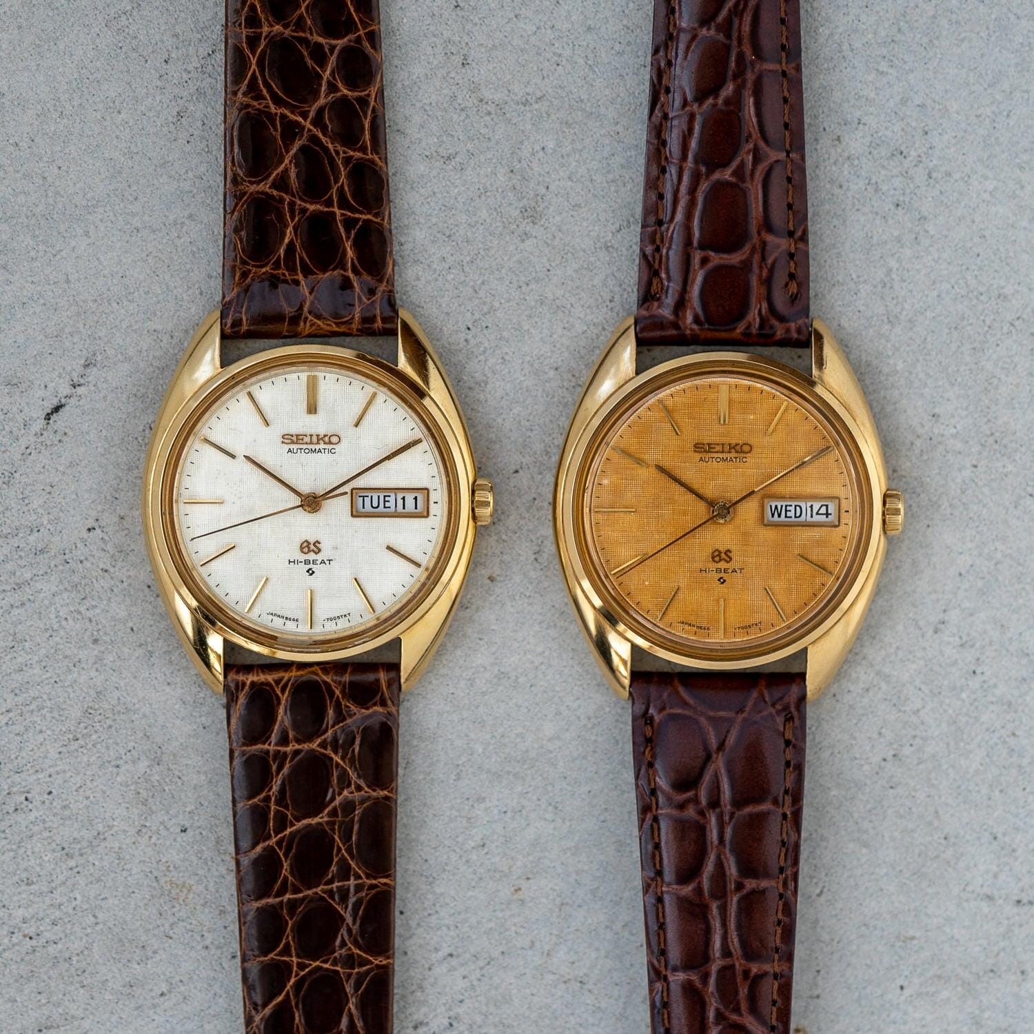 GRAND SEIKO Hi-BEAT 5646-7005 YG Patina Dial - Arbitro