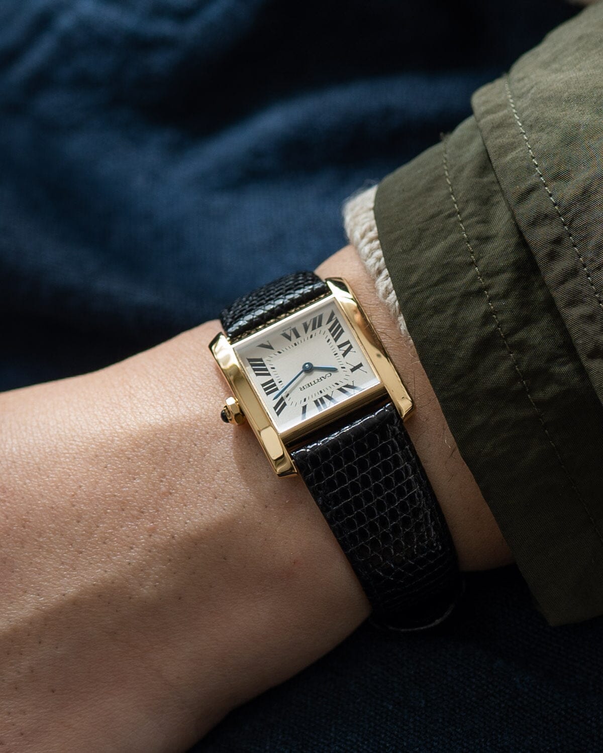 カルティエ タンクフランセーズ MM 1821 YG Watch CARTIER