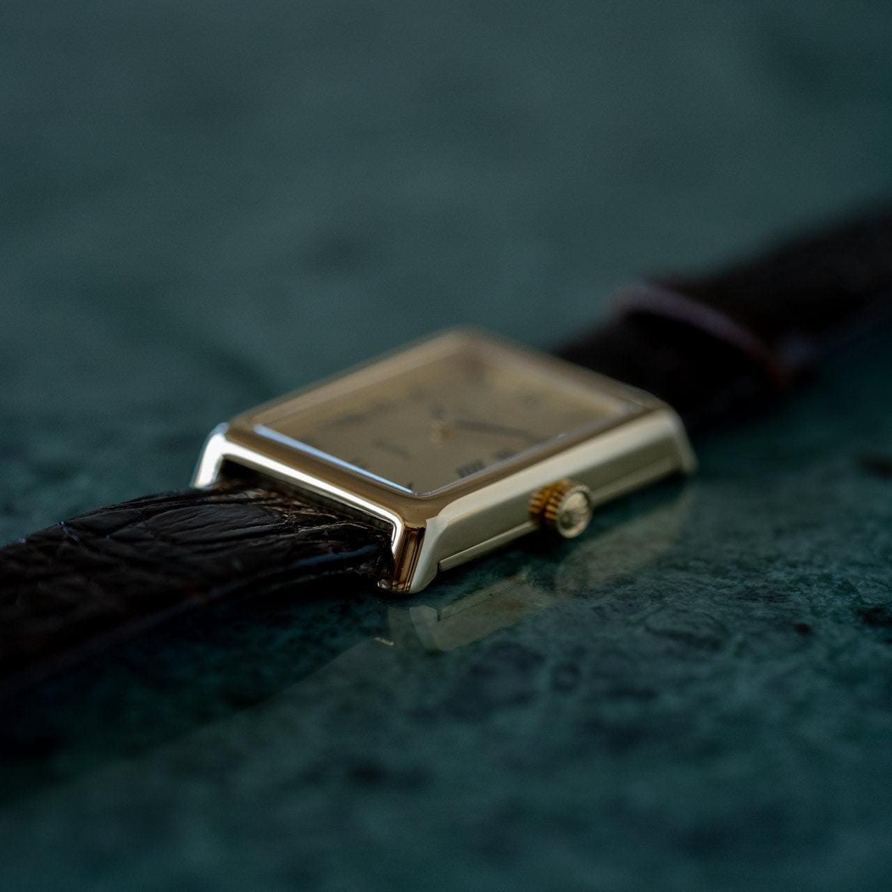 ROLEX Cellini 4103 Rectangle YG 1970s - Arbitro