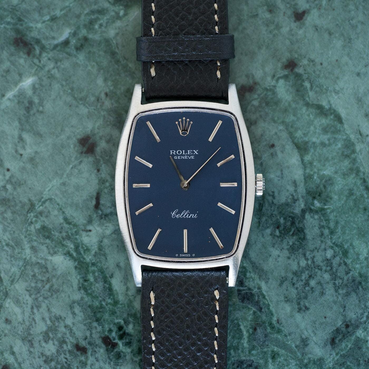 ROLEX Cellini 3807 WG Navy Dial - Arbitro