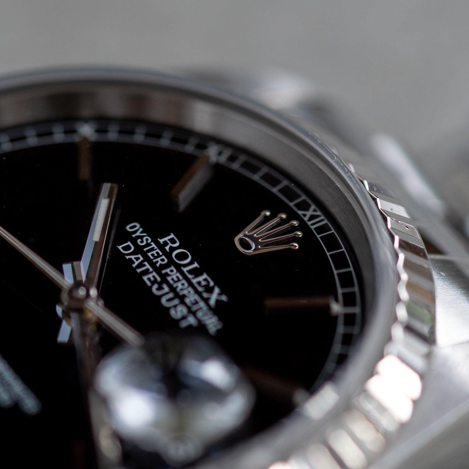 ROLEX Oyster Perpetual Datejust 16234 Black - Arbitro
