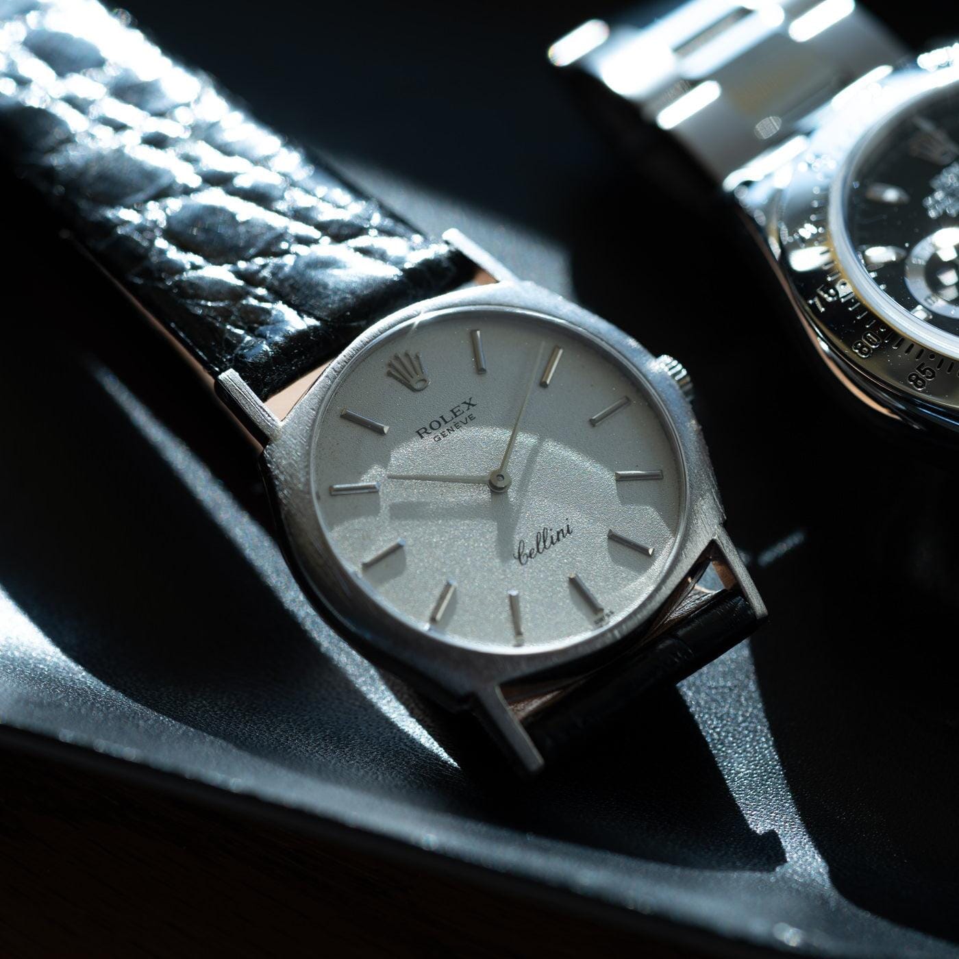 ROLEX Cellini 3804 WG Silver Dial - Arbitro