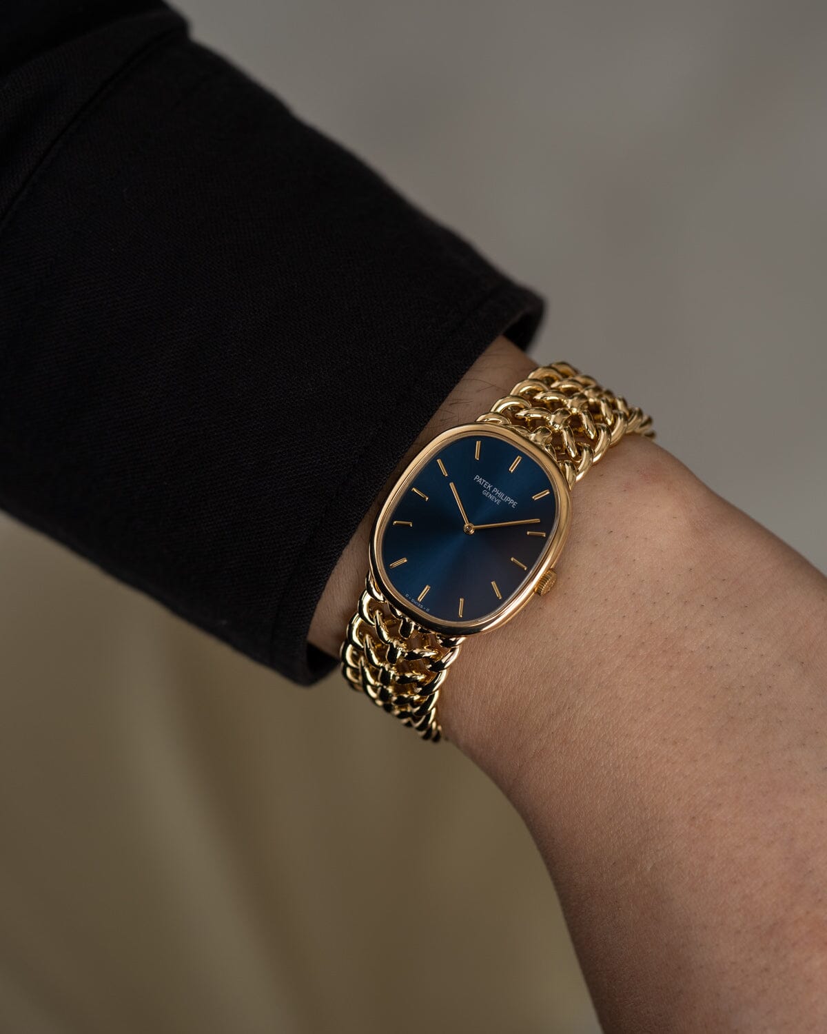 パテック フィリップ ゴールデンエリプス 3848 YG ブルーシグマダイアル Watch PATEK PHILIPPE
