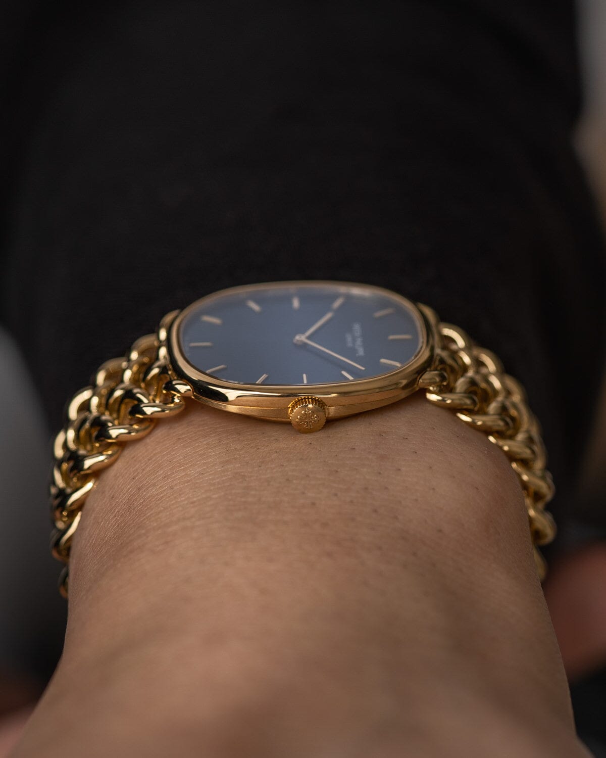 パテック フィリップ ゴールデンエリプス 3848 YG ブルーシグマダイアル Watch PATEK PHILIPPE