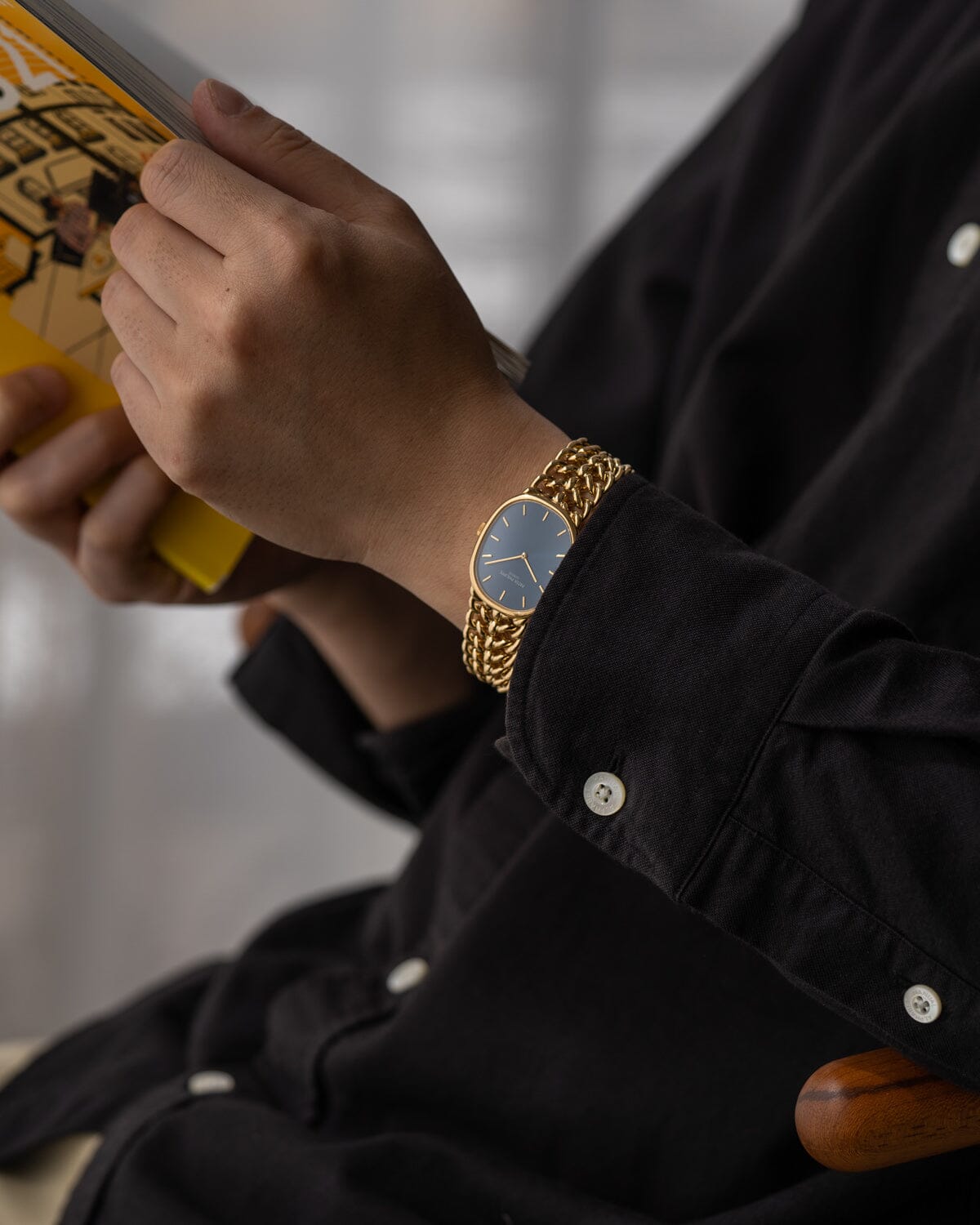 パテック フィリップ ゴールデンエリプス 3848 YG ブルーシグマダイアル Watch PATEK PHILIPPE