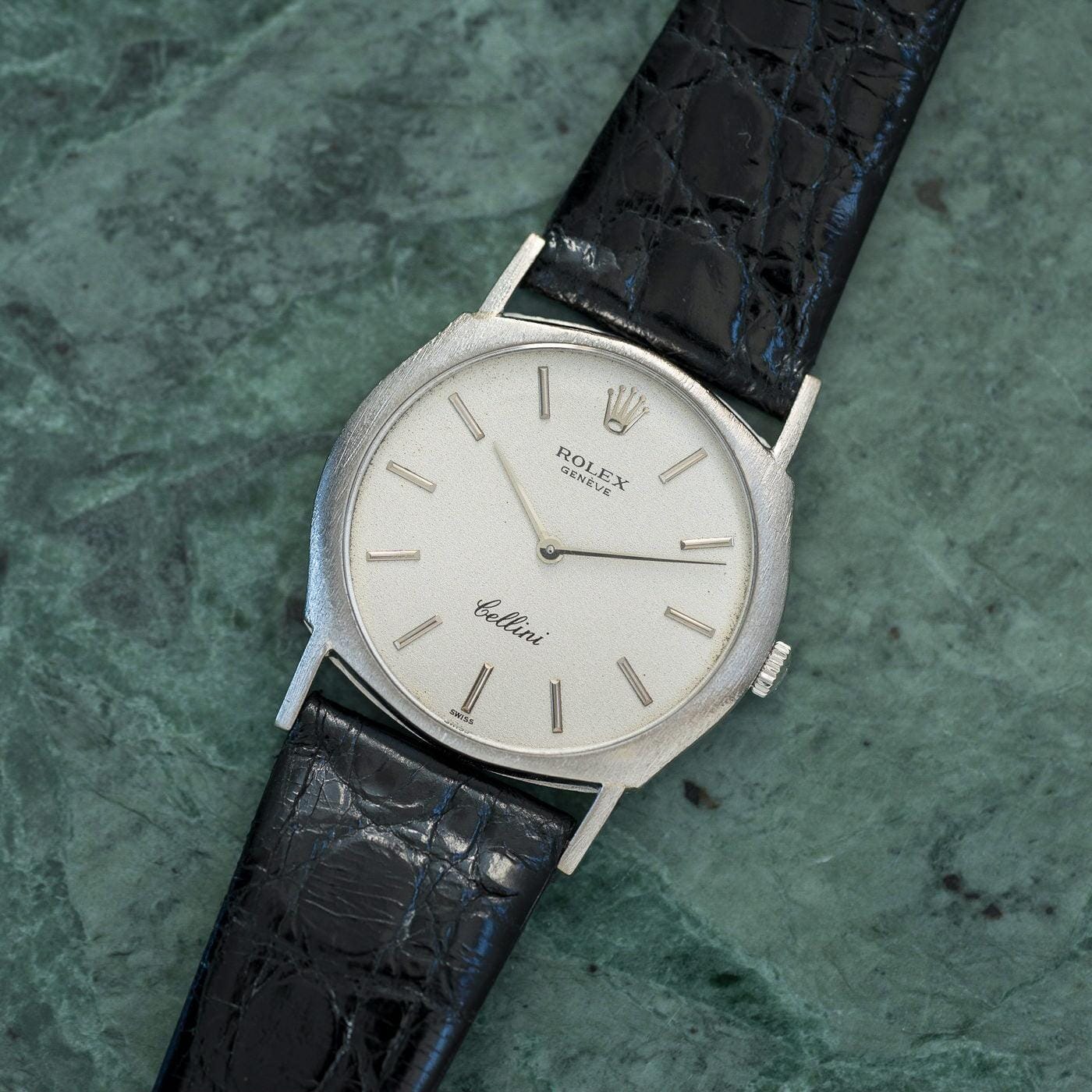 ROLEX Cellini 3804 WG Silver Dial - Arbitro
