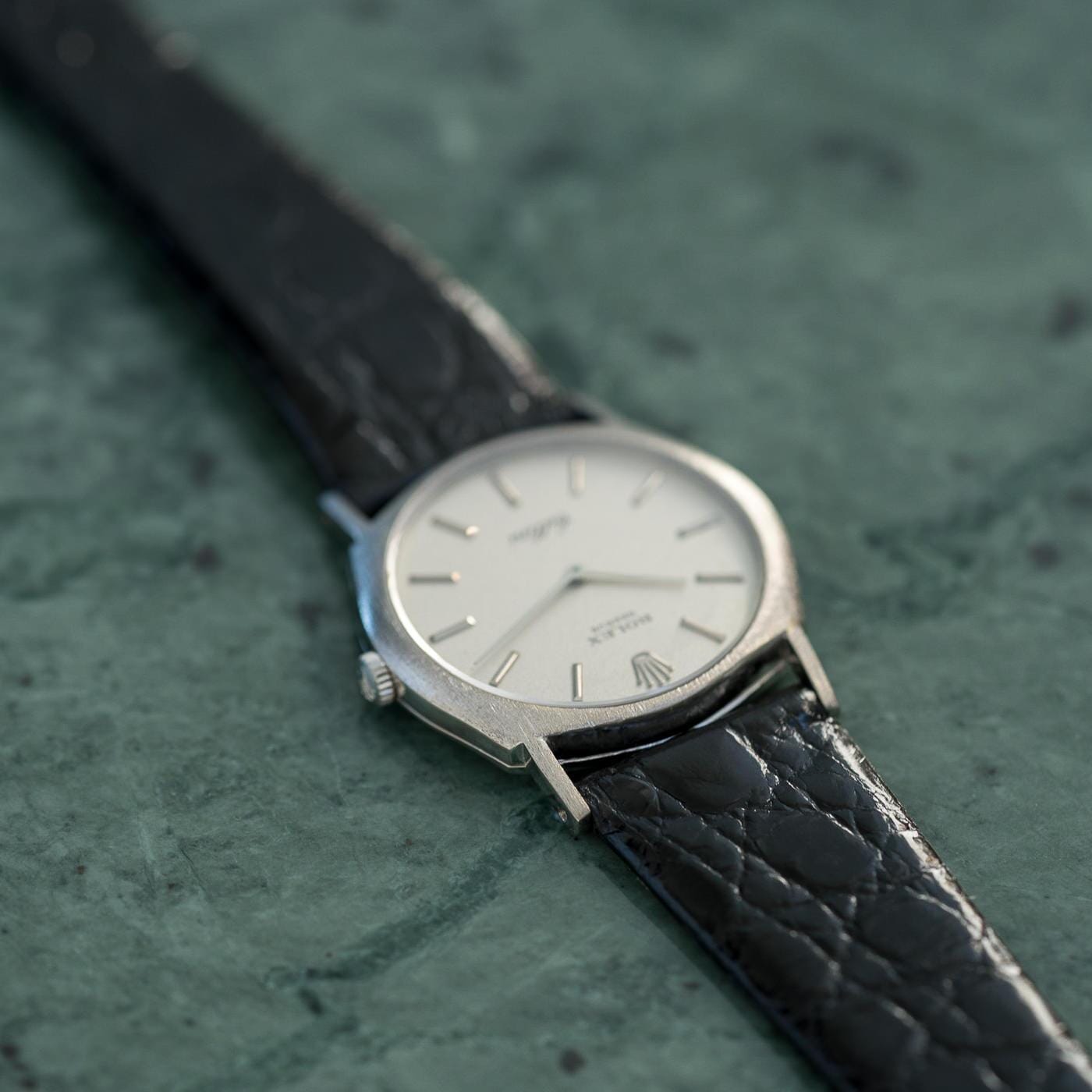 ROLEX Cellini 3804 WG Silver Dial - Arbitro