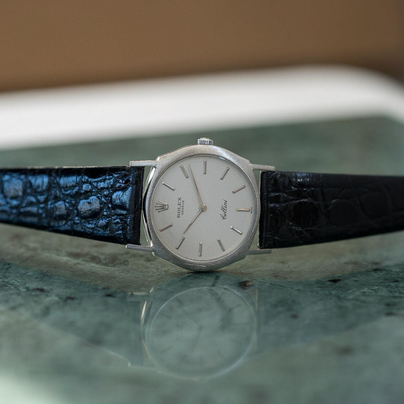 ROLEX Cellini 3804 WG Silver Dial - Arbitro