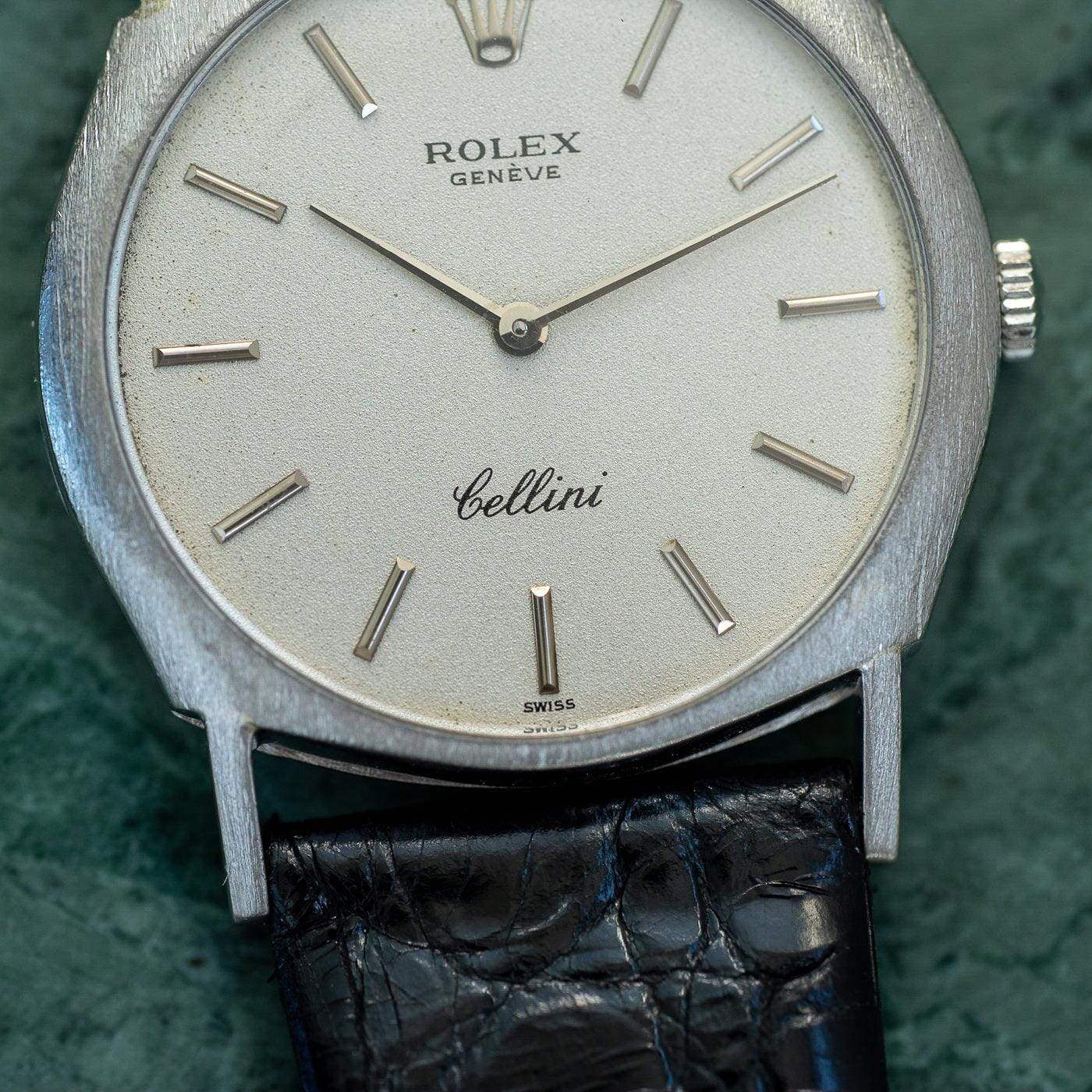 ROLEX Cellini 3804 WG Silver Dial - Arbitro