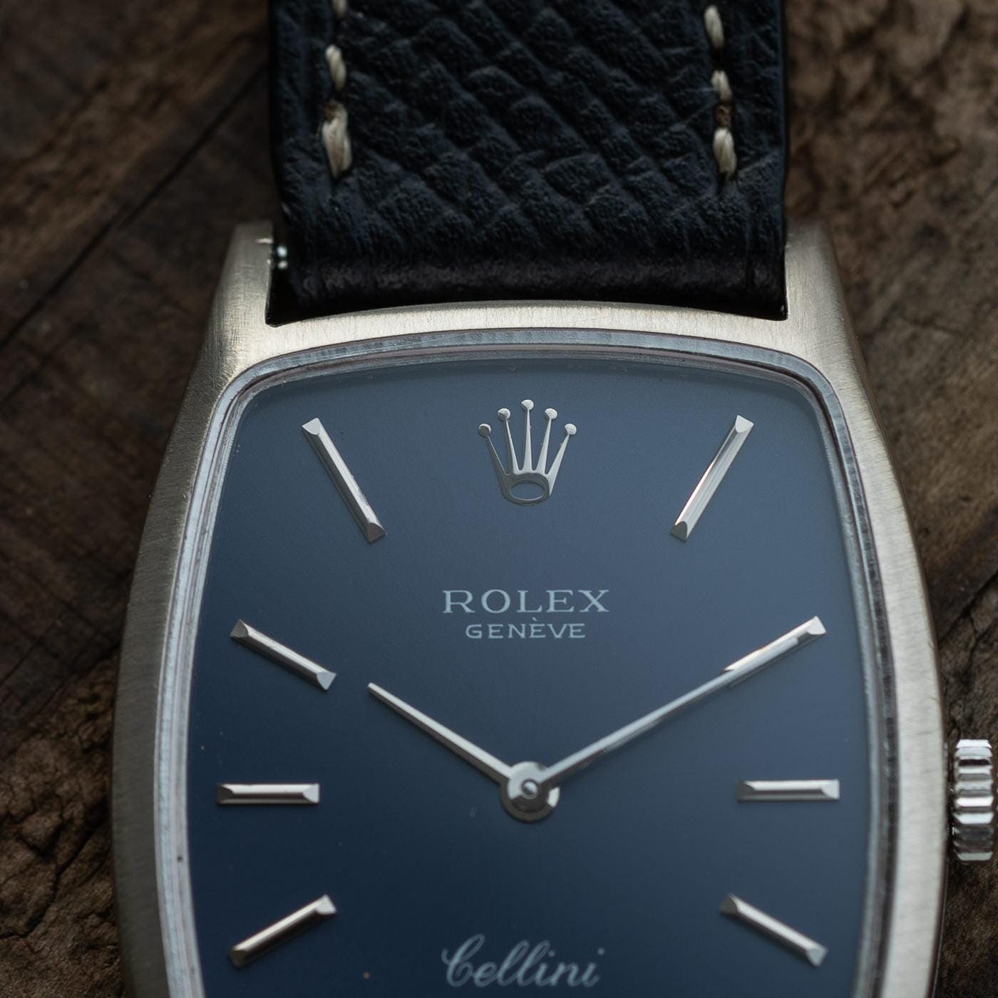 ROLEX Cellini 3807 WG Navy Dial - Arbitro