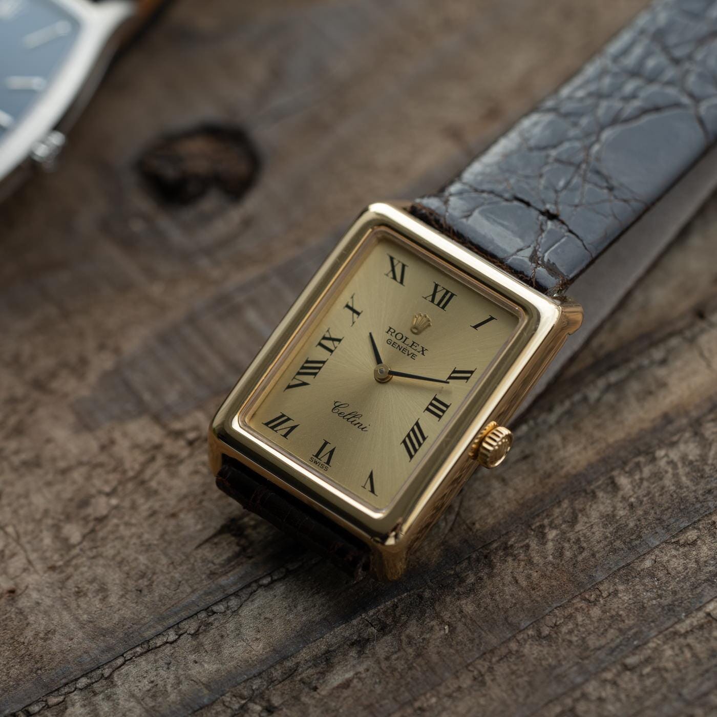 ROLEX Cellini 4103 Rectangle YG 1970s - Arbitro