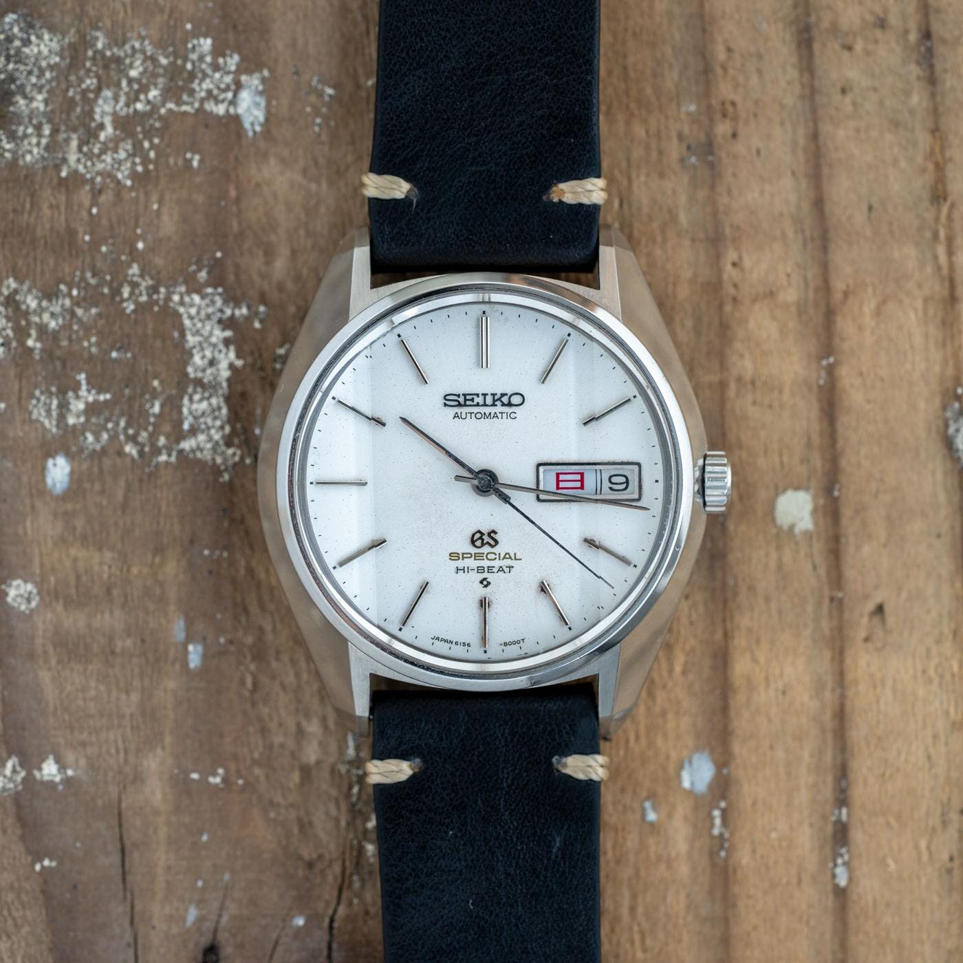 GRAND SEIKO SPECIAL Hi-BEAT 6156-8010 Faceted Crystal - Arbitro