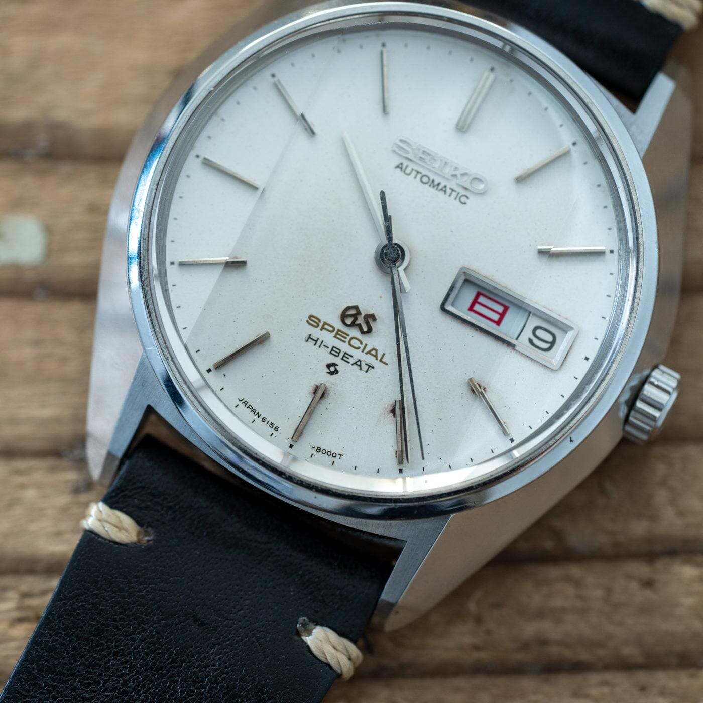 GRAND SEIKO SPECIAL Hi-BEAT 6156-8010 Faceted Crystal - Arbitro