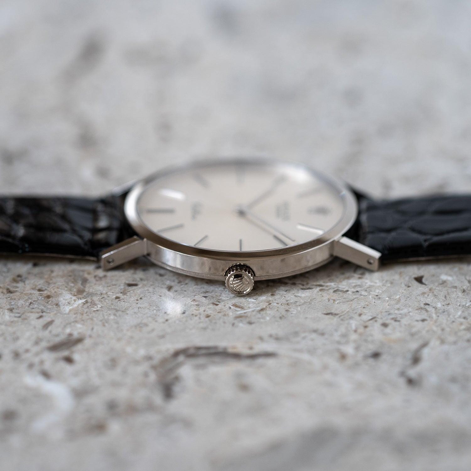 ROLEX Cellini 4112 WG Silver Dial - Arbitro