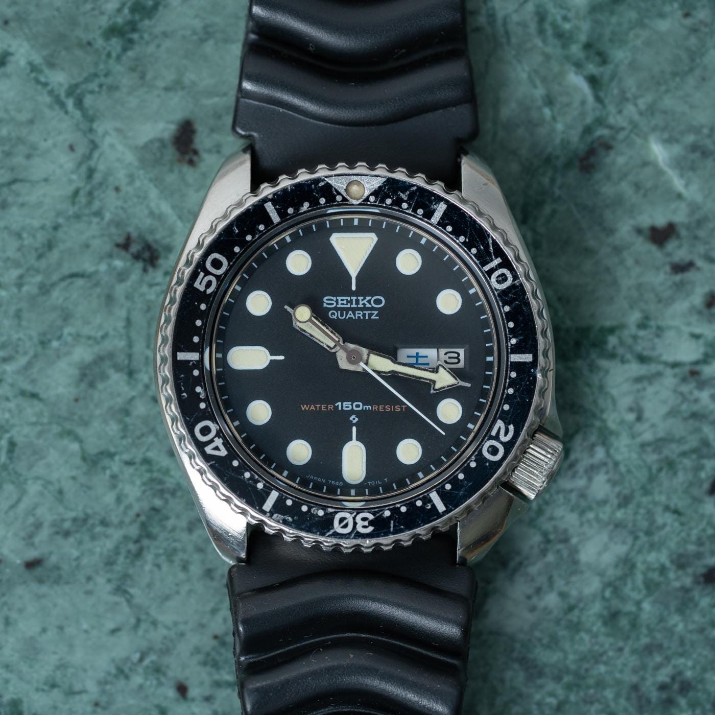 SEIKO 150m Diver 7548-7000 Black - Arbitro