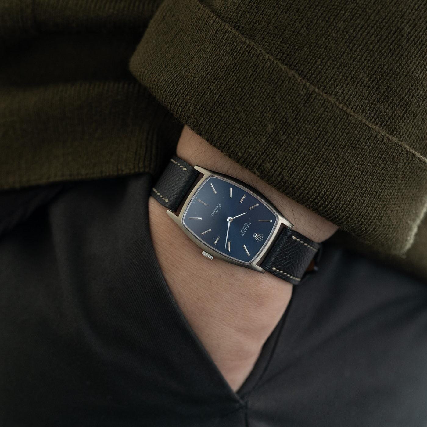 ROLEX Cellini 3807 WG Navy Dial - Arbitro