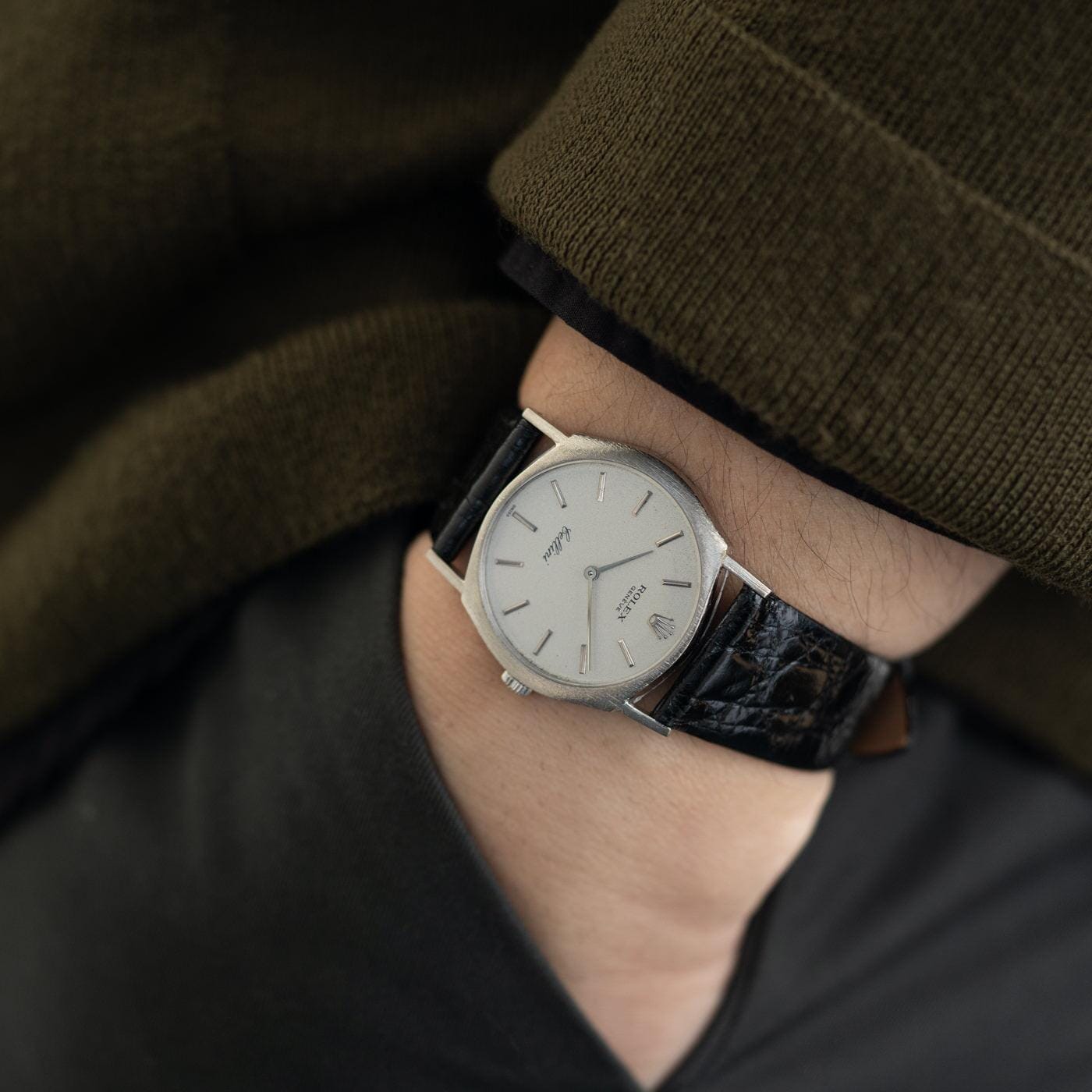 ROLEX Cellini 3804 WG Silver Dial - Arbitro