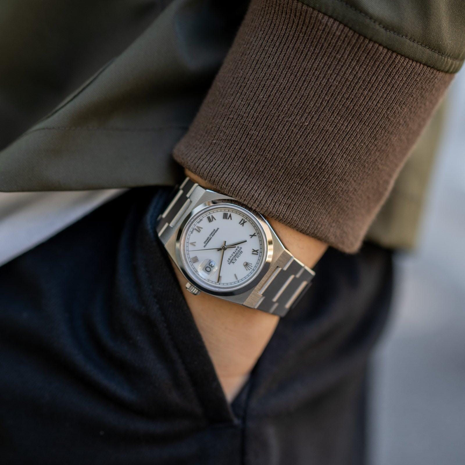 ROLEX OysterQuartz Datejust 17000 White Roman - Arbitro