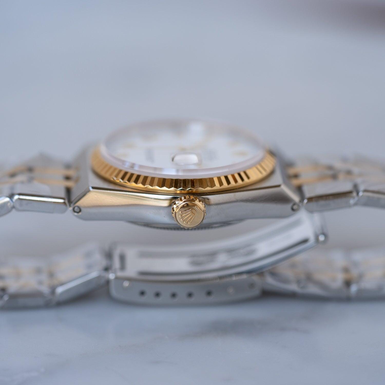 ROLEX OysterQuartz Datejust 17013 White Roman / ロレックス オイスタークォーツ デイトジャスト