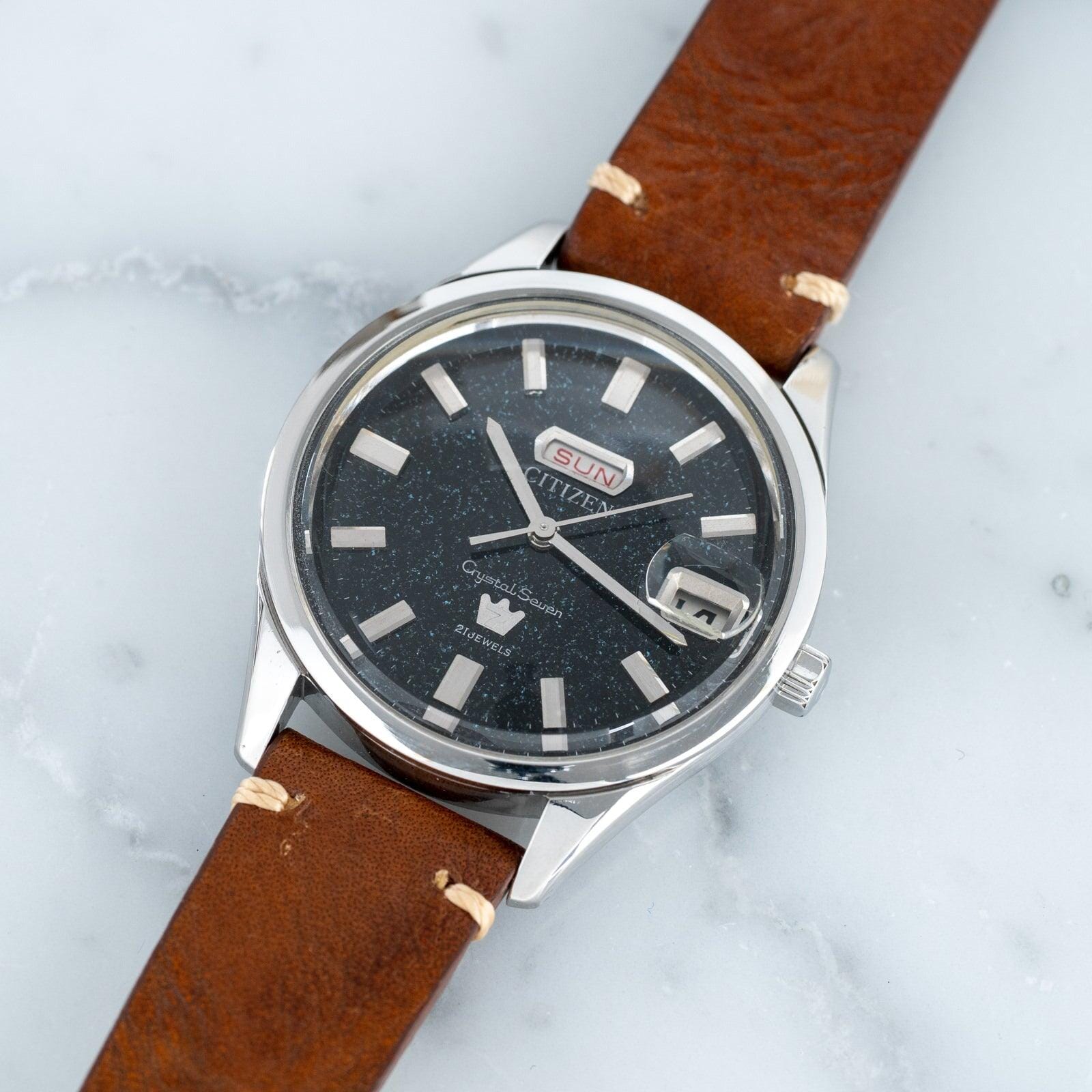 CITIZEN Crystal Seven Star Dust Dial 1960s - Arbitro