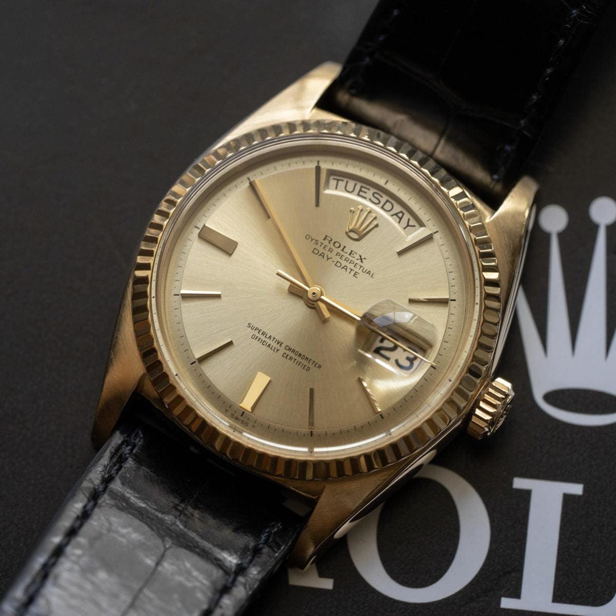 ROLEX Day Date 1803/8 YG 1960s - Arbitro
