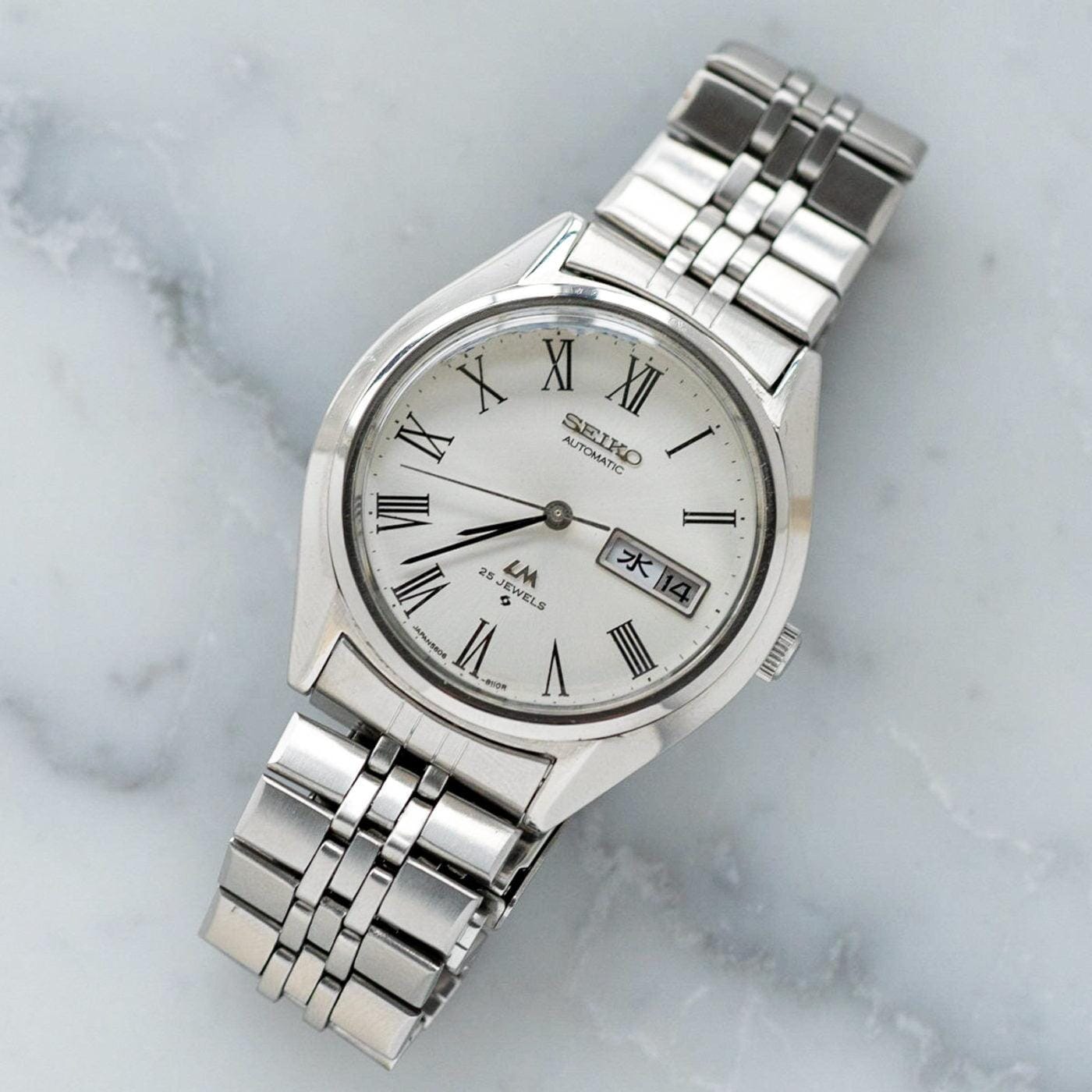 SEIKO Lord Matic 5606-8031 Roman Dial 1970s - Arbitro