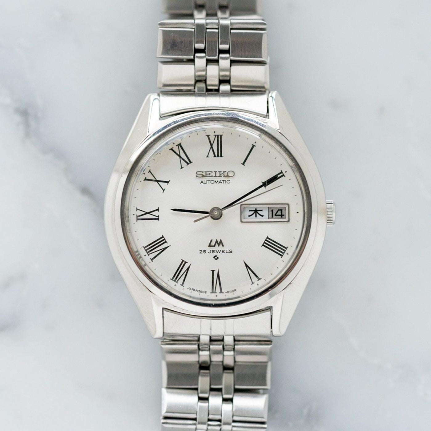 SEIKO Lord Matic 5606-8031 Roman Dial 1970s - Arbitro