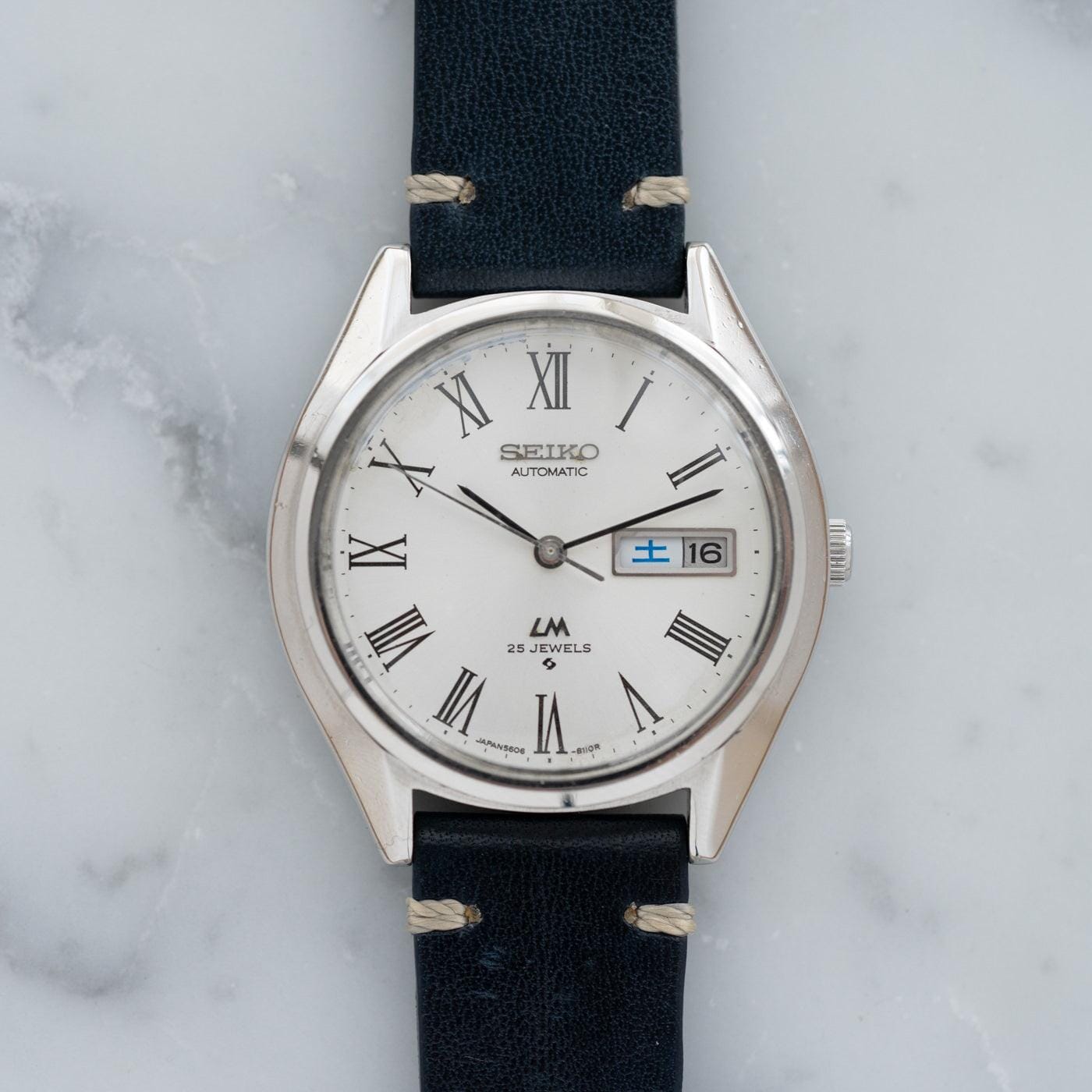 SEIKO Lord Matic 5606-8031 Roman Dial 1970s - Arbitro