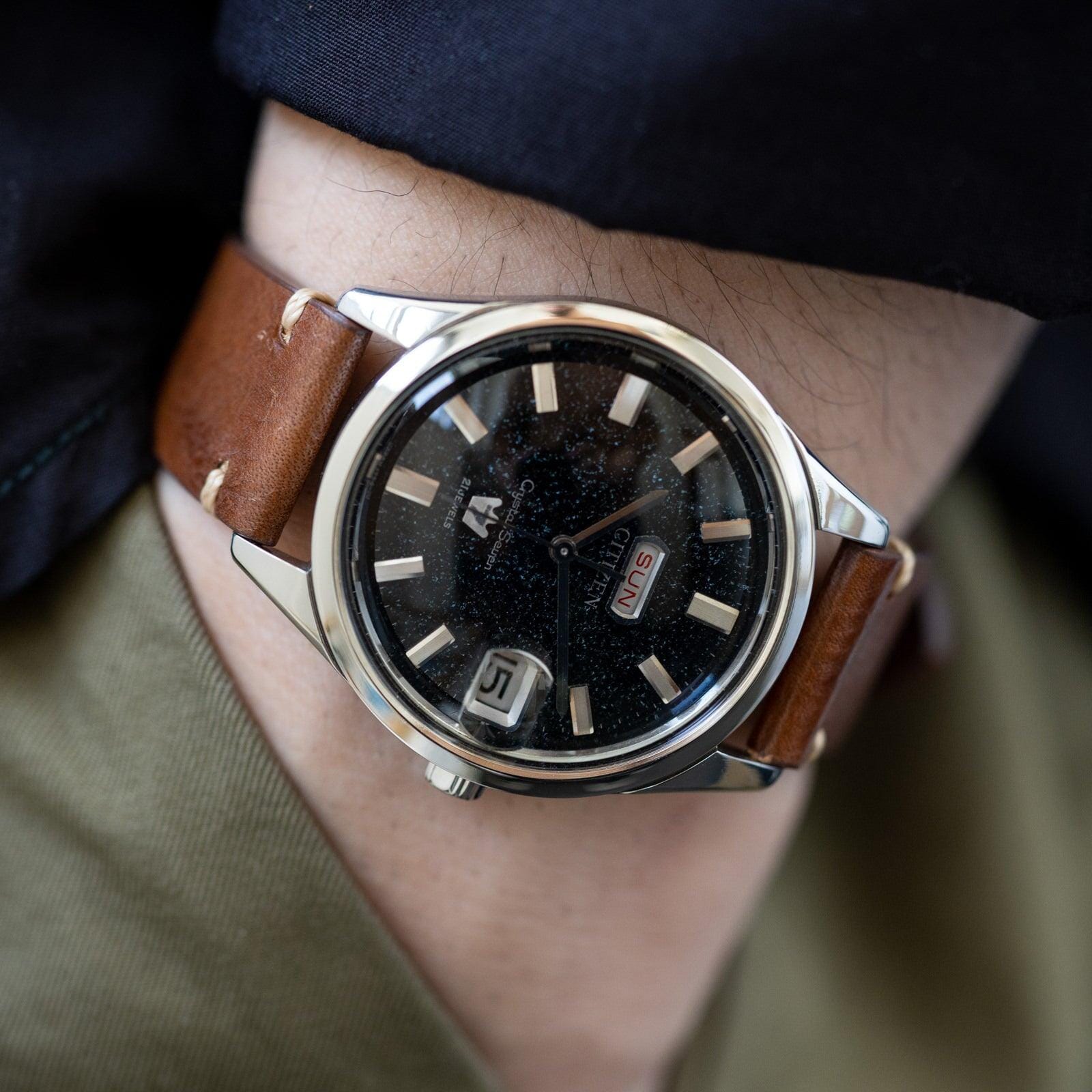 CITIZEN Crystal Seven Star Dust Dial 1960s - Arbitro