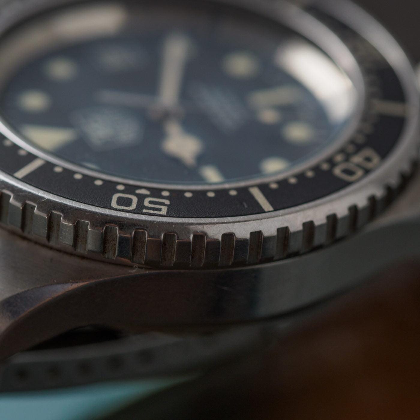 TAG HEUER 1000m Diver "Deep Dive" 980.023L 1980s - Arbitro