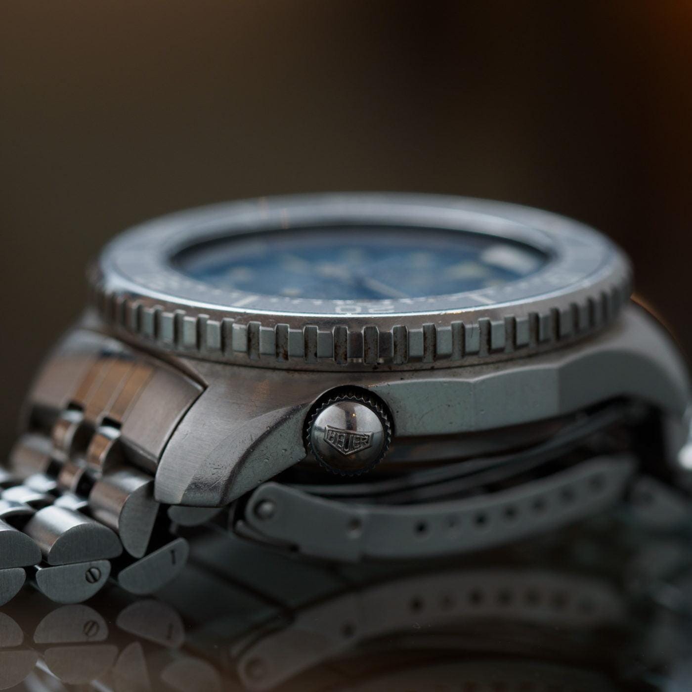 TAG HEUER 1000m Diver "Deep Dive" 980.023L 1980s - Arbitro