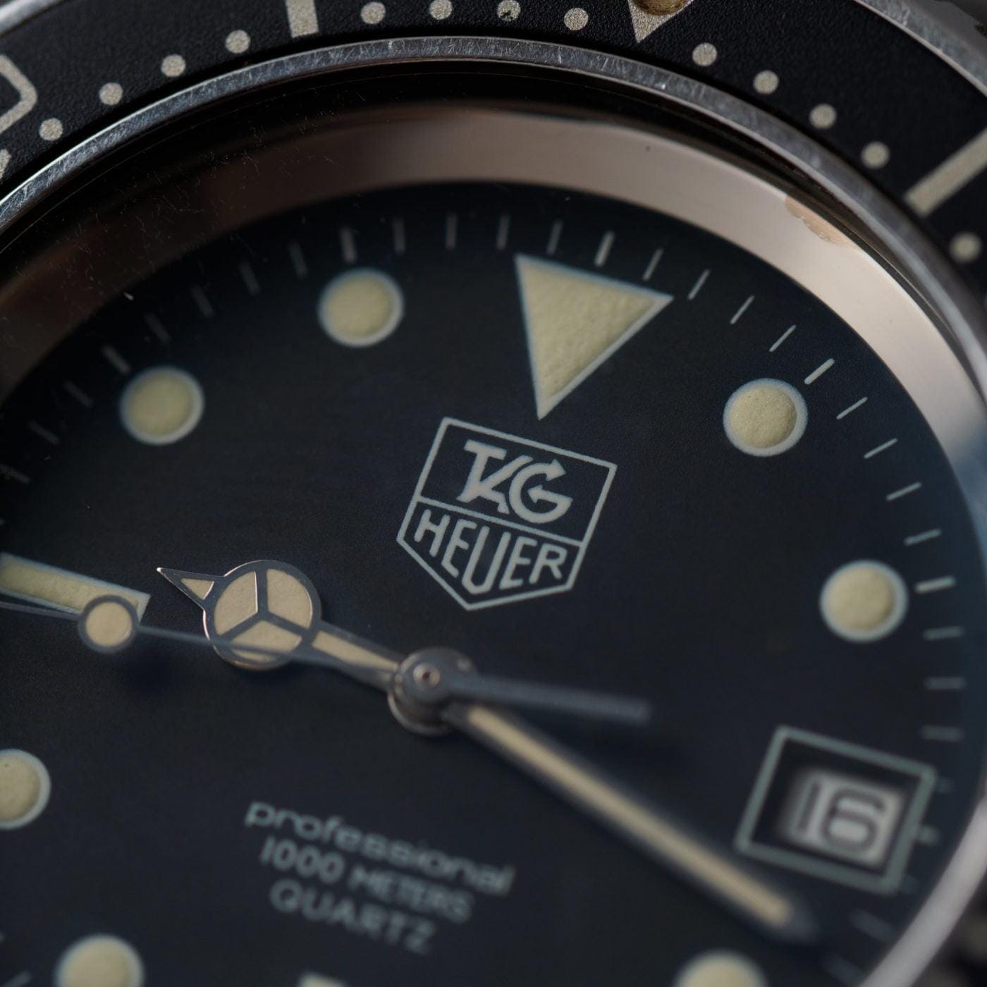 TAG HEUER 1000m Diver "Deep Dive" 980.023L 1980s - Arbitro