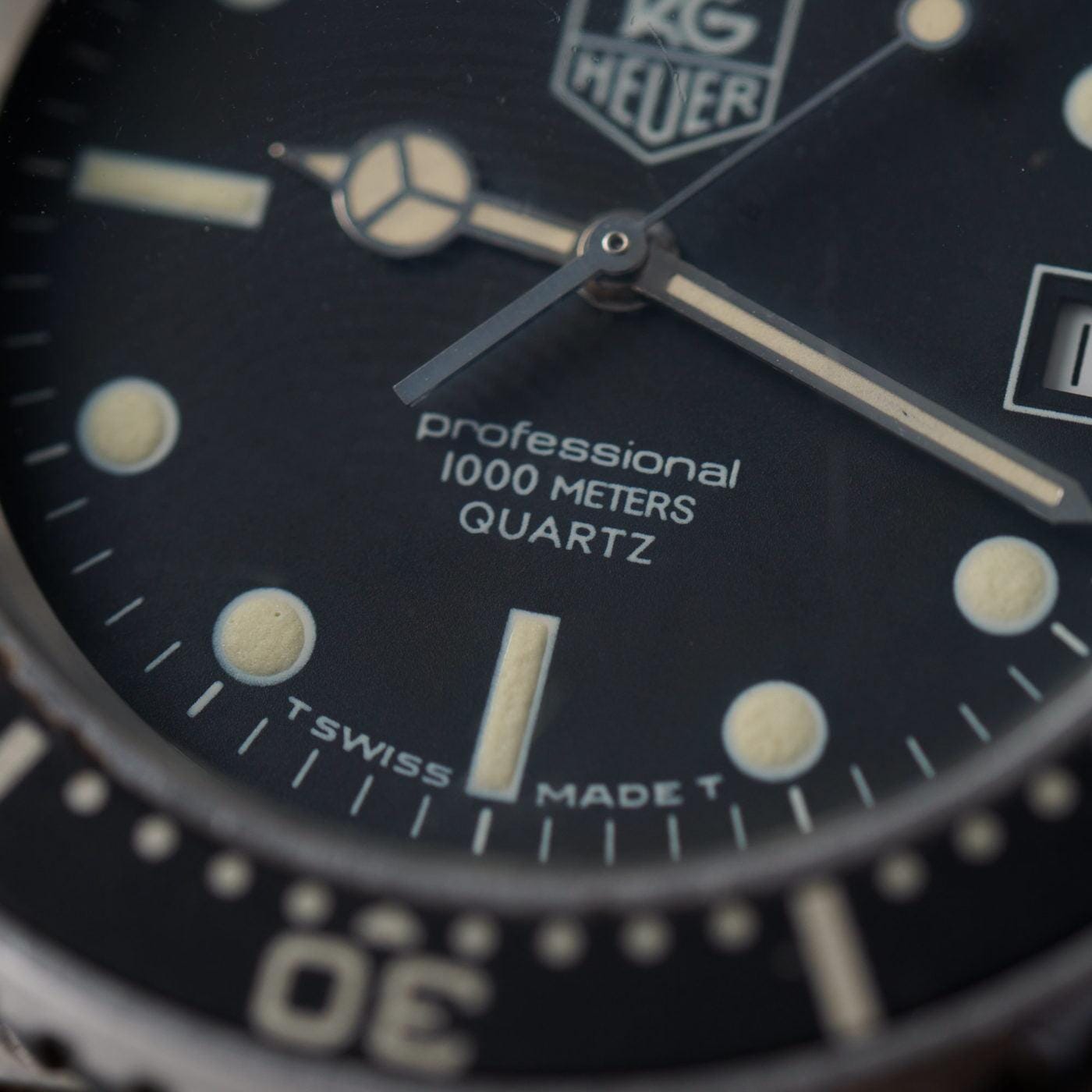 TAG HEUER 1000m Diver "Deep Dive" 980.023L 1980s - Arbitro