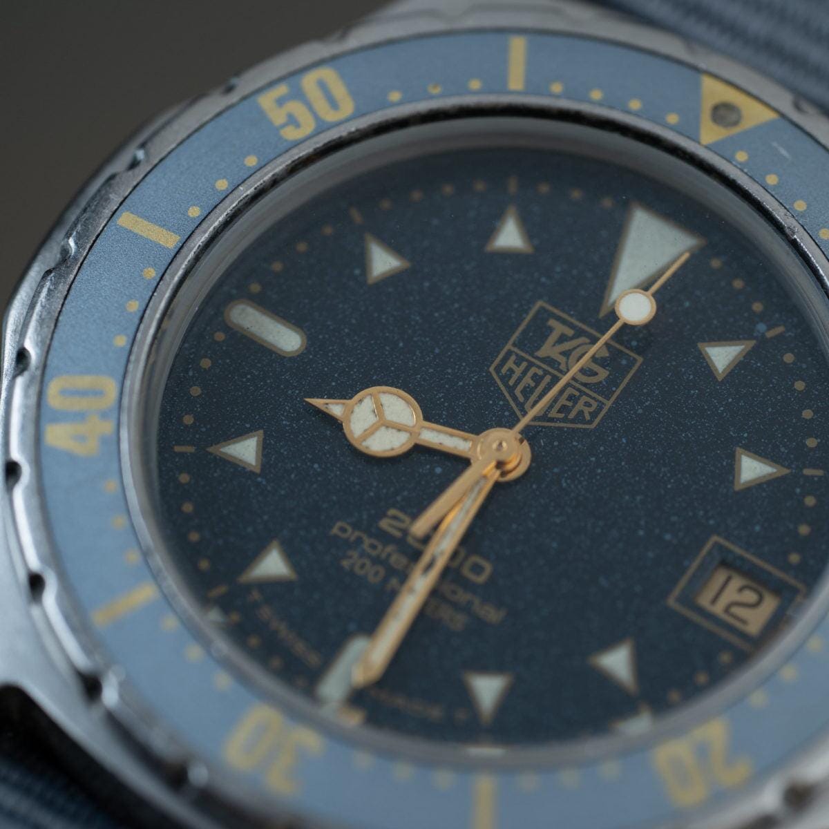 TAG HEUER Diver 972.606 Moon Dust Dial 1980s - Arbitro