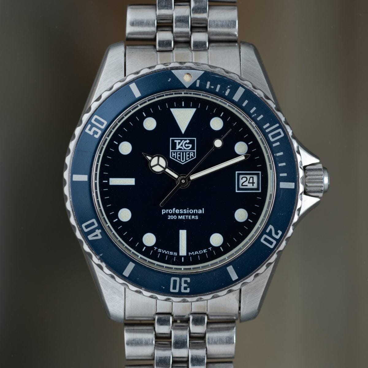 TAG HEUER Diver 980.613D Blue Dial 1980s - Arbitro