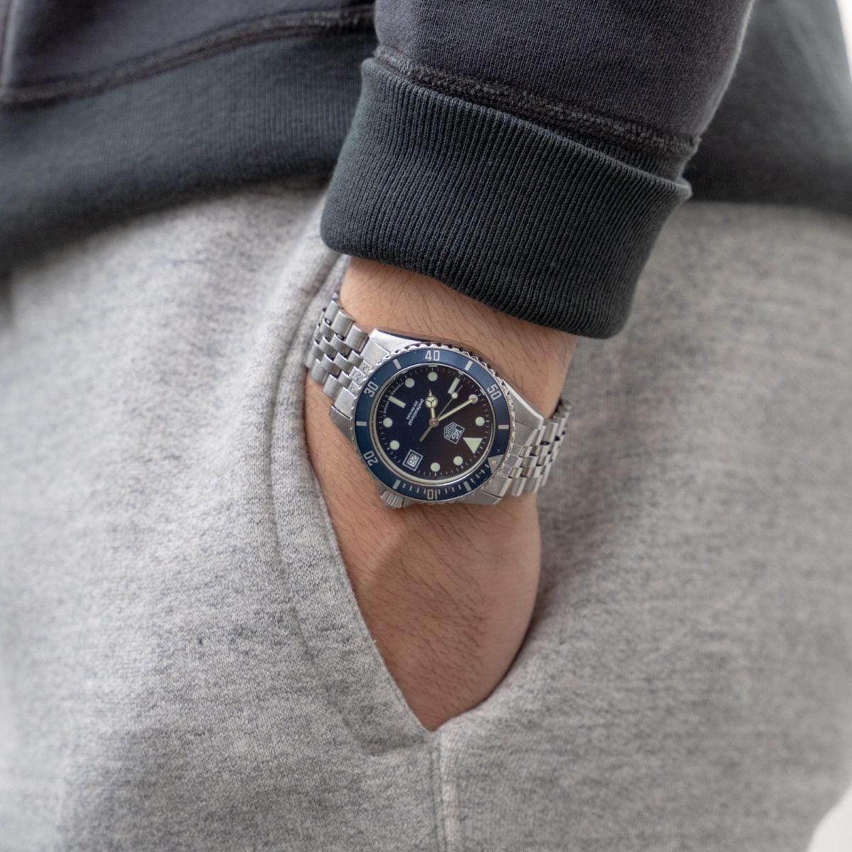 TAG HEUER Diver 980.613D Blue Dial 1980s - Arbitro