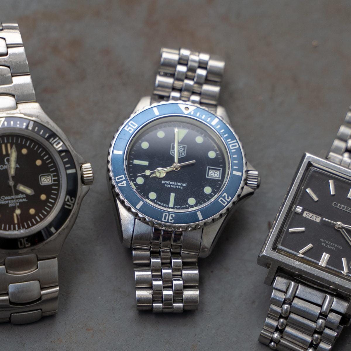 TAG HEUER Diver 980.613D Blue Dial 1980s - Arbitro