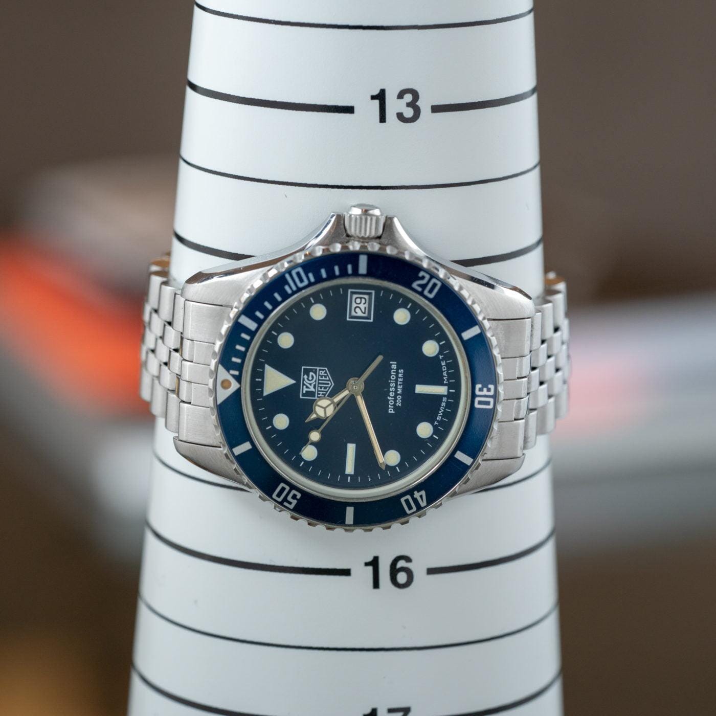 TAG HEUER Diver 980.613B Blue Dial 1980s - Arbitro