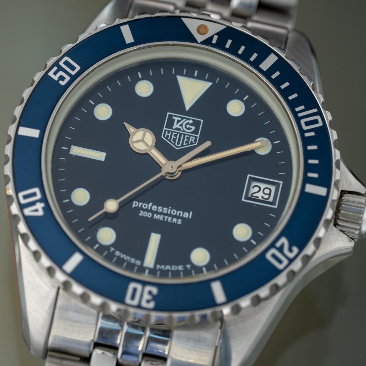 TAG HEUER Diver 980.613B Blue Dial 1980s - Arbitro