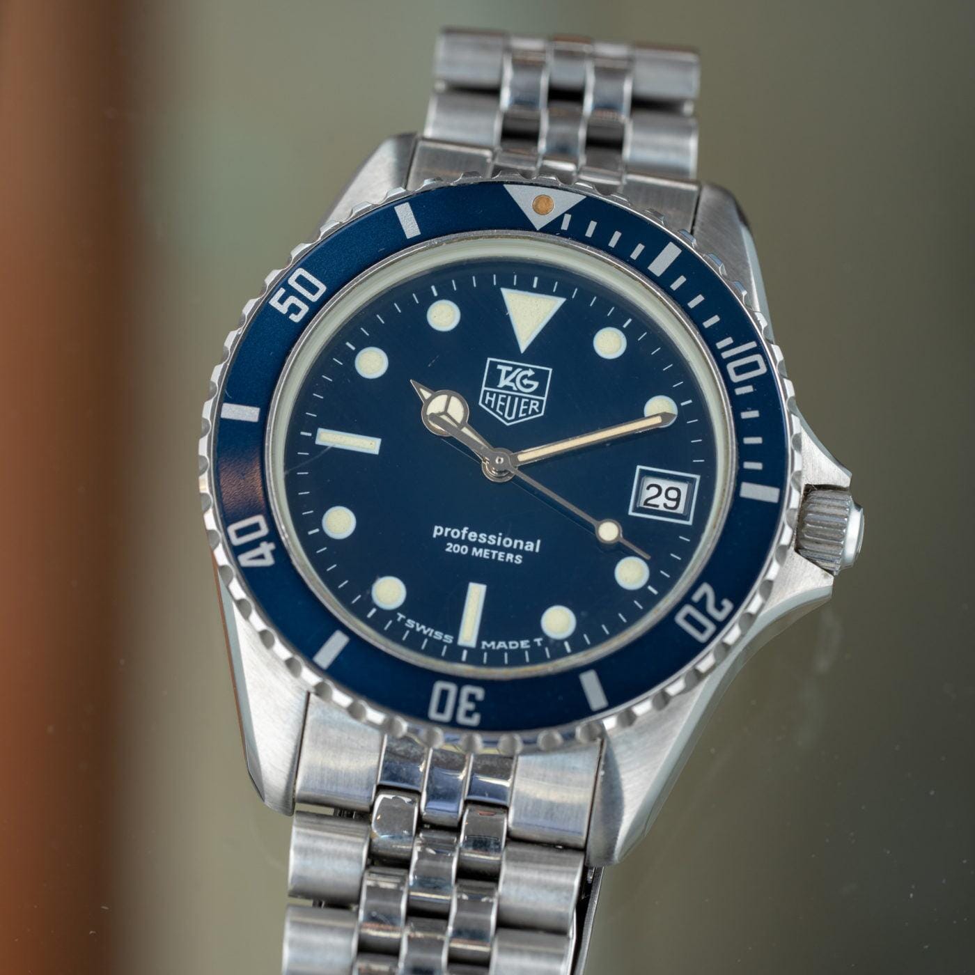 TAG HEUER Diver 980.613B Blue Dial 1980s - Arbitro