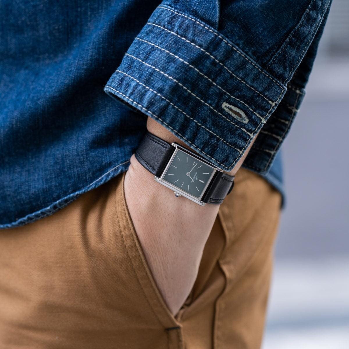 Jaeger-LeCoultre Rectangle 18K WG 1970s - Arbitro