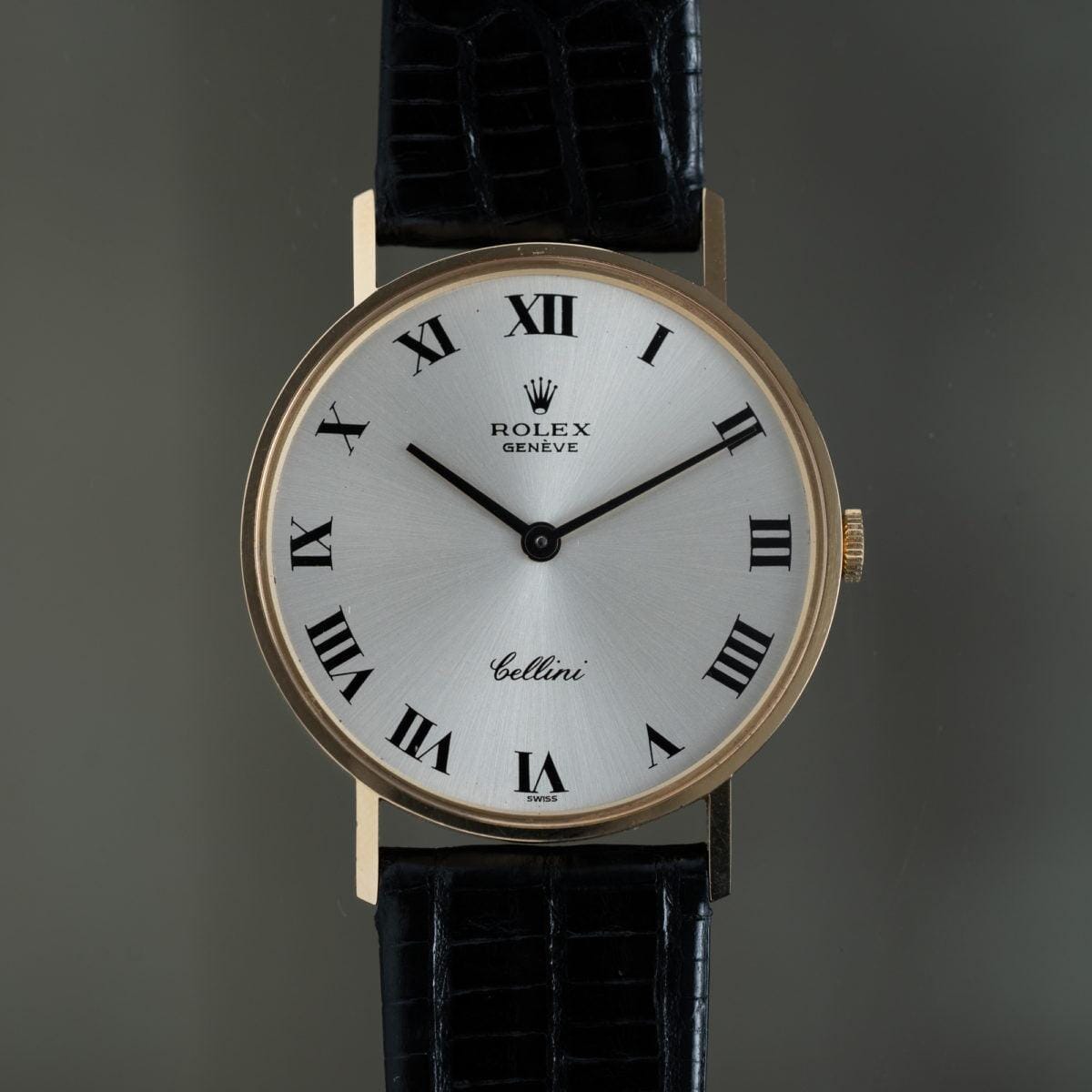 ROLEX Cellini Silver Dial 18K YG 1970s - Arbitro