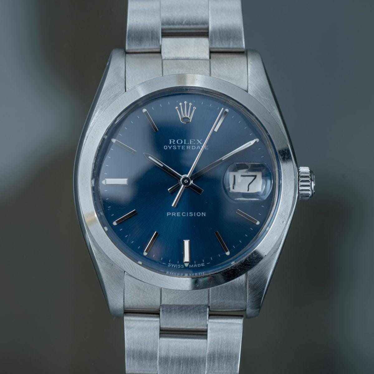 ROLEX Oysterdate Precision 6694 Blue Dial - Arbitro