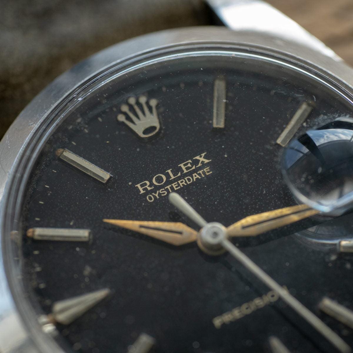 ROLEX Oysterdate Precision 6694 Gilt Dial 1960s - Arbitro