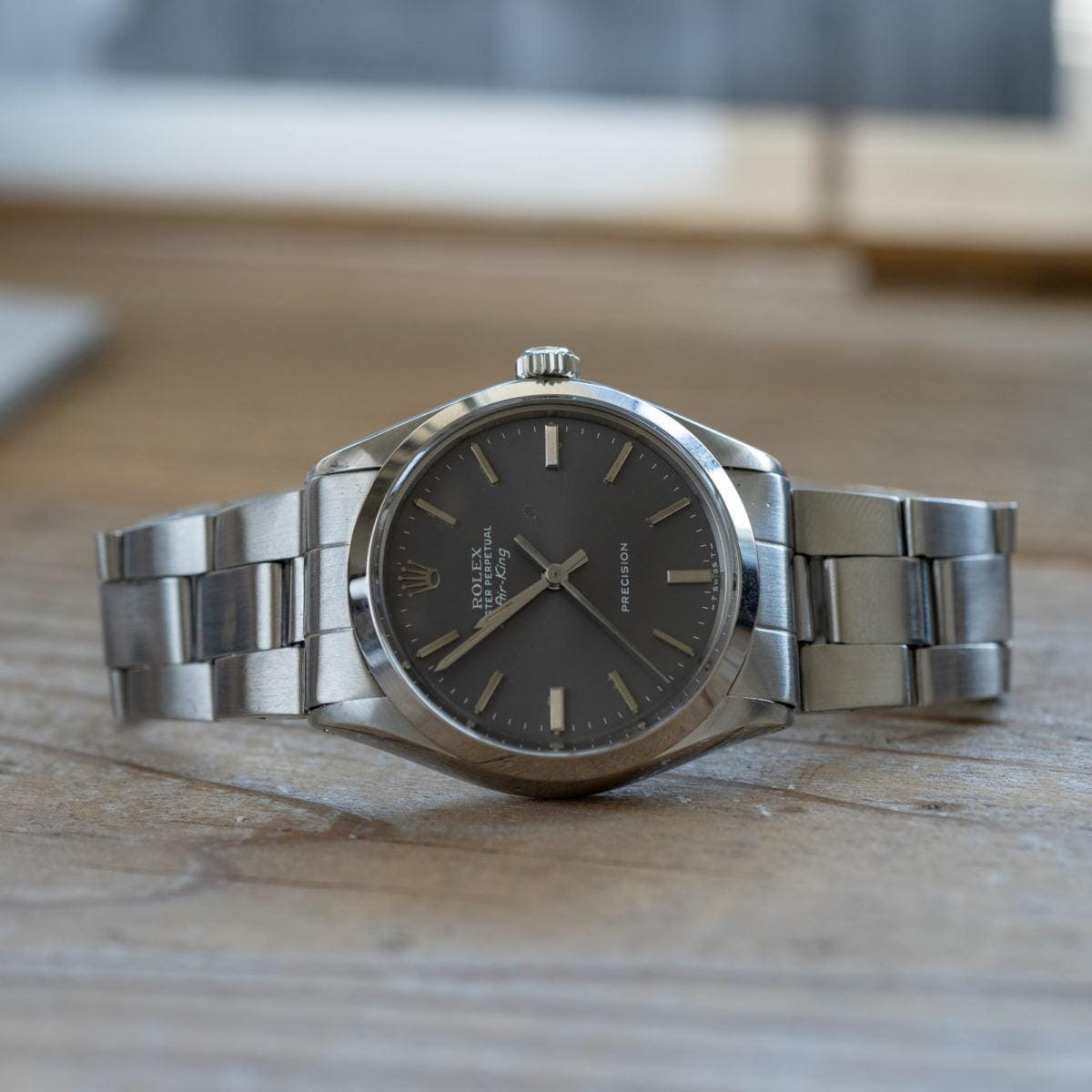 ROLEX Air-King 5500 Grey Dial 1970s - Arbitro