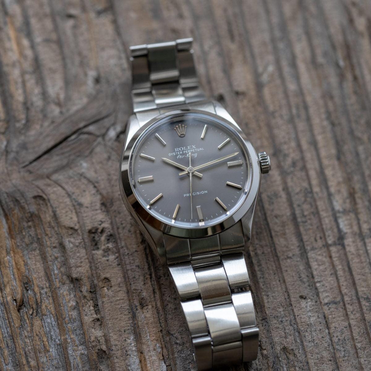 ROLEX Air-King 5500 Grey Dial 1970s - Arbitro